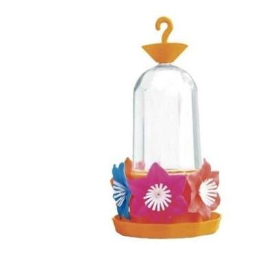 Imagem de Bebedouro Para Beija-flor Laranja C Flores 310ml