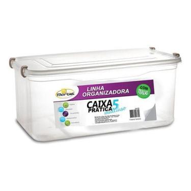 Imagem de Caixa Prática Multiuso 5l  Marbel