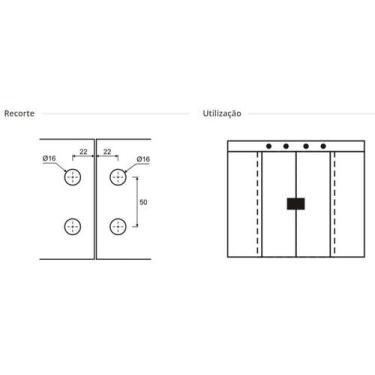 Imagem de Fecho/Puxador Central Janela De Vidro Vv Vidro/Vidro - Vitragem