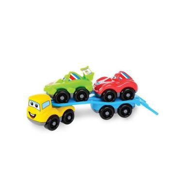 Imagem de Brinquedo Kit Carrinhos Infantil Com 26 Peças de Montar Maral Race Tea