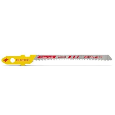 Imagem de Lâmina Serra Tico-Tico Corte Curvo Dual Cut Starrett, Cinza e Amarelo