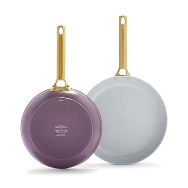 Imagem de GreenPan Conjunto de frigideira de reserva, 25,4 e 30,4 cm, berinjela