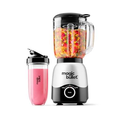 Imagem de magic bullet Combo liquidificador, jarro de 1,4 l, copo de mistura, mostrador rápido simples – MBF50200