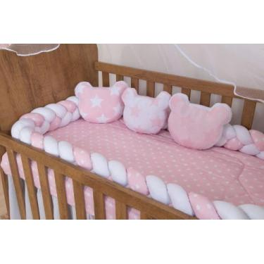 Imagem de Trio de Almofadas Decorativa Specialle Menina para Bebe - Zan Baby, Ur