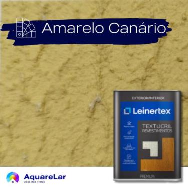 Imagem de Textura Textucril Leinertex 23Kg, AMARELO CANÁRIO