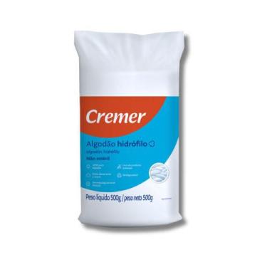 Imagem de Algodão Hidrófilo Rolo 500g Branco Cremer