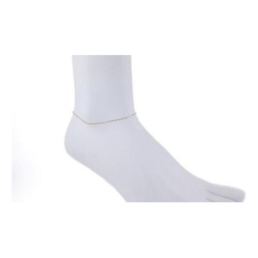 Imagem de Tornozeleira Tijolinho 25 Cm Ouro 18k 750 Certificado Garant - JOIE JO