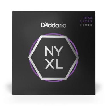 Imagem de Encordoamento Para Guitarra 7C 11-64 D Addario NYXL1164