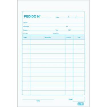 Imagem de Talão de Pedido 1/32 Pequeno 50 Folhas Tilibra 234796