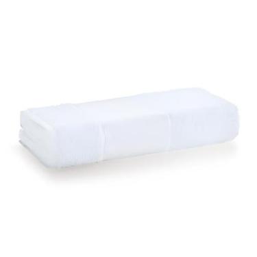 Imagem de Toalha de Lavabo Ponto Russo 28CM X 50CM Garmisch - Cinza Nevoa, Branc