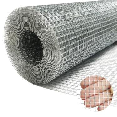 Imagem de Loveerct GARDEN & HOME Hardware Pano 1/4 polegada 16" X 20,06 m, calibre 23 galvanizado após gaiola soldada rolo de malha quadrado rede de arame de galinha cerca de coelho cerca de cobra roedor