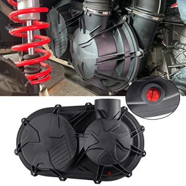 Imagem de CUSAUTV Capa de embreagem da placa traseira externa X3 CVT Air Guide Capa de correia da embreagem compatível com Can-Am Maverick X3 XDS XRS 2017-2025, substituição da tampa do variador externo