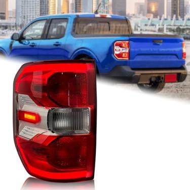 Imagem de Duolctrams Conjunto de lâmpada traseira de luz traseira tipo halogênio LED compatível com Ford Maverick Lariat 2022-2024 lado esquerdo do motorista NZ6Z-13405-B FO2800289