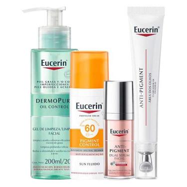 Imagem de Eucerin kit - Gel de Limpeza + Sérum + Protetor Solar Facial + Claread