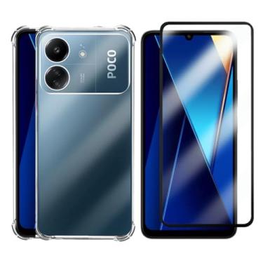 Imagem de COMBO Película Privacidade 3D + Capa Anti-Impacto + Pelicula Câmera Para Poco C65 (Tela 6.74")