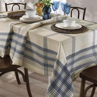 Imagem de Toalha de Mesa Retangular Limpa fácil Döhler Luna 6 Lugares  - Dohler,