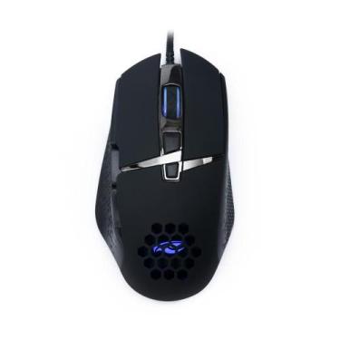 Imagem de Mouse Gamer USB C3Tech MG-310BK Hornet RGB até 6400 DPI 8 Botões
