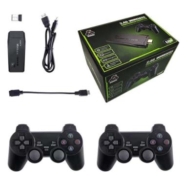 Imagem de M8 4K Retro Game Stick, HD Home Video Retro Game Console with 2 Wireless Controllers, HDMI Output, 20000+ Built-in Games (32GB)