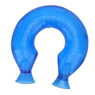 Imagem de Almofada de Aquecimento de Pescoço de Garrafa de água Quente Em Forma de u de PVC de 1,4L Com Capa para Inverno, Mão, Ombro Relaxante, Desfrute de Calor Sem Eletricidade (capa
