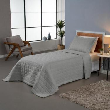 Imagem de Kit Colcha Cobre Leito Matelado Solteiro 2 Peças Dupla Face Soft - Val