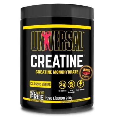 Imagem de Creatina Universal 200g Monohidratada - Ganho de Massa, 2, 200g, Sem S