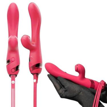 Imagem de Massageador Corporal Vibrador Feminino Red Velvet 10 modos de vibração