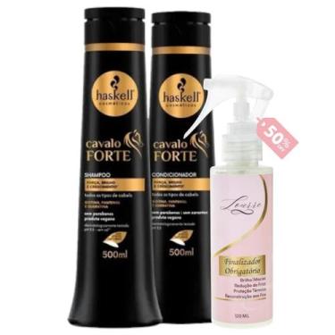 Imagem de Kit Cavalo Forte Shampoo + Cond 500ml + Finalizador Obrigatório Lourre