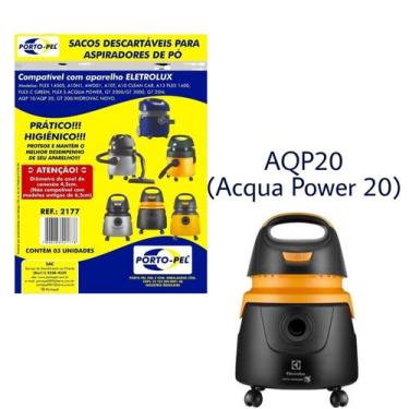 Imagem de Kit 6 Sacos Aspirador de Pó Electrolux - Acqua Power 20 AQP20 (2177) -
