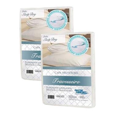 Imagem de Conjunto 2 Capas Protetora impermeável de Travesseiro Sleep Dry - MAST