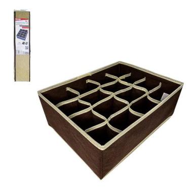 Imagem de Organizador P/ Gaveta Multiuso Calcinha Cueca Meia 16 Nichos - Inter.P