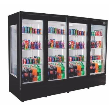 Imagem de Expositor Vertical Visa Cooler Quadruplo 2300 Litros RF008 Frilux, 220
