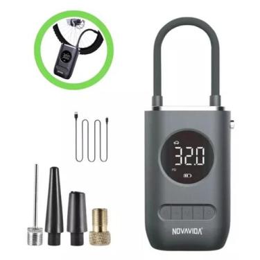 Imagem de Bomba De Ar Portátil Compressores Digital Recarregável Sem Fio 50w - N