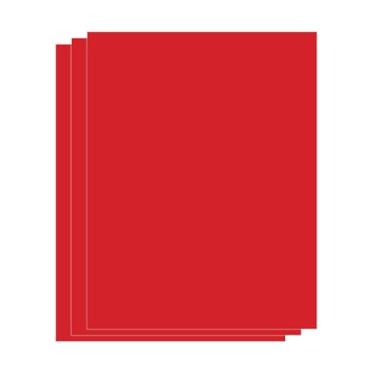 Imagem de Candy Apple Red Heavyweight, cartolina lisa 8,5 x 11 para fazer cartões, 45,4 kg (270 gsm) - 25 unidades, peso de papel perfeito para artes e artesanato