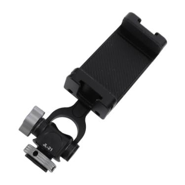 Imagem de Suporte para tripé de Telefone, Adaptador Universal de Montagem para Smartphone Em Liga de Alumínio Com Sapata Fria, Suporte de Braçadeira para Telefone Celular Com Rotação de