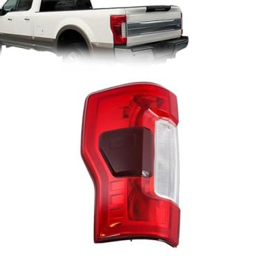 Imagem de labwork Lâmpada traseira de substituição para F250 F350 Super Duty 2017-2019 Lente vermelha lado do motorista luz de freio de halogênio externa KC3Z13405C