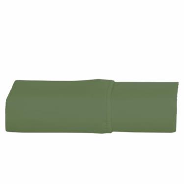 Imagem de Lençol Avulso/Kit com Elástico Algodão Egípcio 300 Fios Toque Gelado - Solteiro/Casal/Queen/King - Hipoalergênico Não faz bolinhas (Verde-Guardião, Queen Avulso c/elastico)