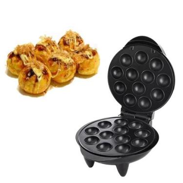 Imagem de Mini Máquina de Cupcake E Muffin 12 Unid. Antiaderente 110v Faça Festa