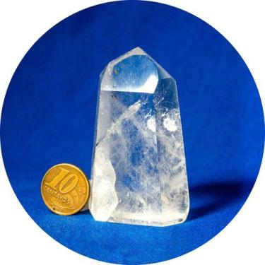 Imagem de Ponta Cristal Pedra Lapidado Natural 60 a 70 mm Tipo B - CristaisdeCur