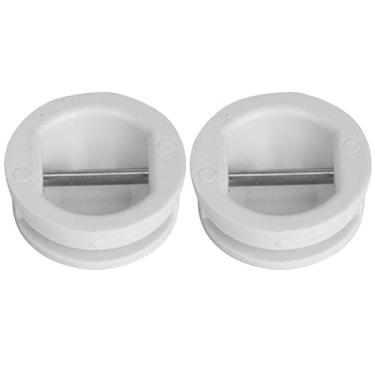 Imagem de Plugue de trela de surf para longboard shortboard shortboard tábio de shortboard 2pcs preto tamanho de copo de tamanho padrão com pino de aço inoxidável para fixação de corda para (Branco)