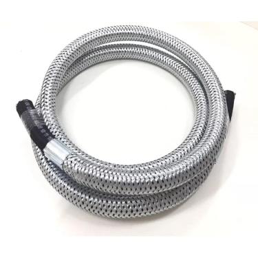 Imagem de Mangueira Gás Glp/Gn Flexível Nitrílica Malha Metálica 5M