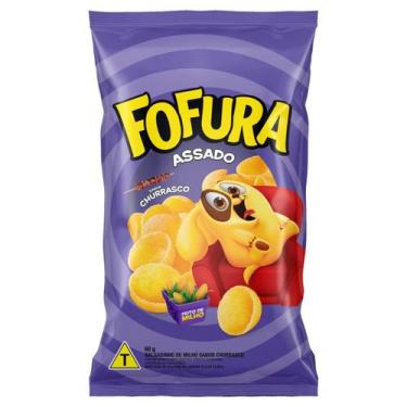 Imagem de Salgadinho de Milho Fofura 60g  - Sabores, 10x Churrasco