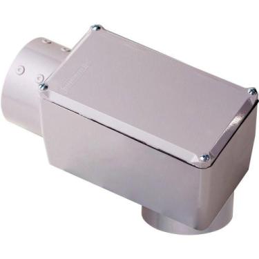 Imagem de Condulete Fixo 2.1/2 Polegada Tipo Lb Com Rosca Npt E Tampa Com Pintur