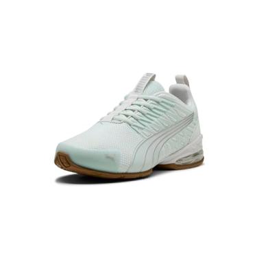 Imagem de PUMA Tênis feminino Voltaic Evo Cross Training, Pena azul pacífica, cinza, 37