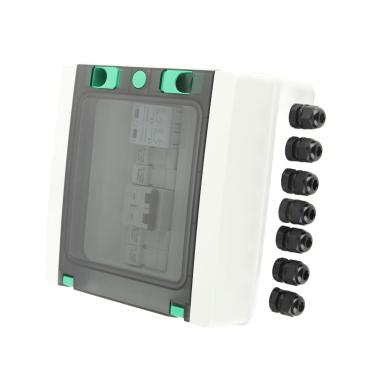 Imagem de Caixa Combinadora Solar Fotovoltaica Caixa Combinadora Solar Fotovoltaica de 2 Cordas, Caixa Combinadora Solar Fotovoltaica de 2 Cordas Disjuntor de Proteção contra Trovões