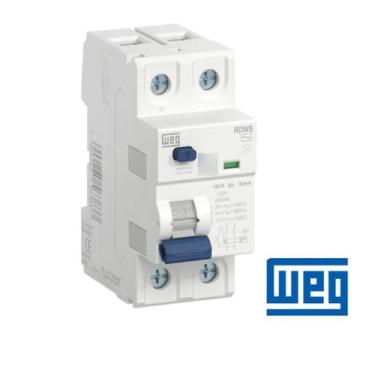 Imagem de Interruptor Diferencial Residual IDR 63A 40A 25A RDWS TIPO-AC WEG, 25A