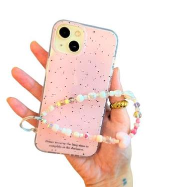 Imagem de Alça Corrente Strap Premium Celular Estilo Casetify Rosa Love - Full I