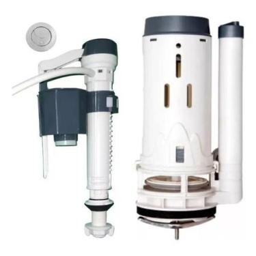 Imagem de Reparo Completo Vaso Monobloco Dual Fluxo Acionam. Superior - Sannys