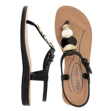 Imagem de Sandalia Chinelo Rasteira Ortopédica Feminina Confortavel Anatomica Do