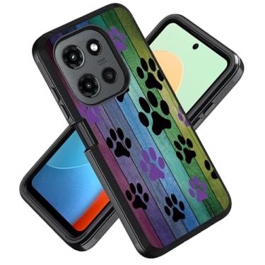Imagem de ZXHSBROK Capa para celular Moto G Power 5G 2025, 3 camadas, resistente à prova de choque, capa protetora contra quedas de grau militar para Motorola Moto G Power 5G 2025 6,8 polegadas, placa de