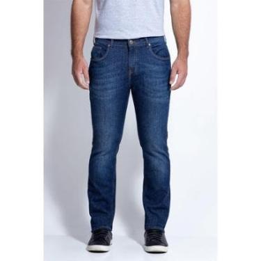 Imagem de Calça Jeans Slim Straight Guess Azul Escuro-Masculino
